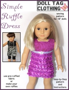 free ruffle dress doll pattern pdf