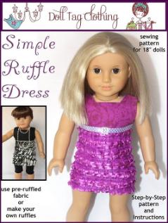 free ruffle dress doll pattern pdf
